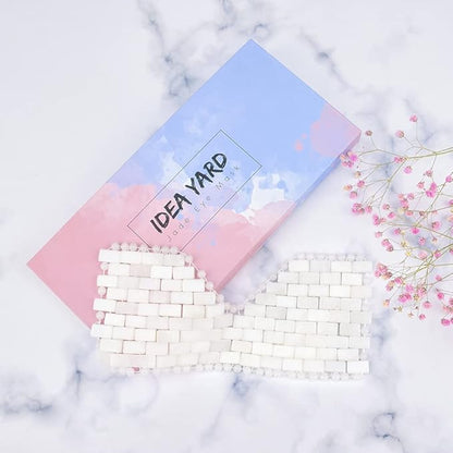 White jade eye mask cooling