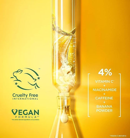Garnier Eye Cream, With 4% Vitamin C, Brightening Eye Treatment For Dark Circles, Prevents Under Eye Bags And Puffiness, Vitamin C*, 15ml