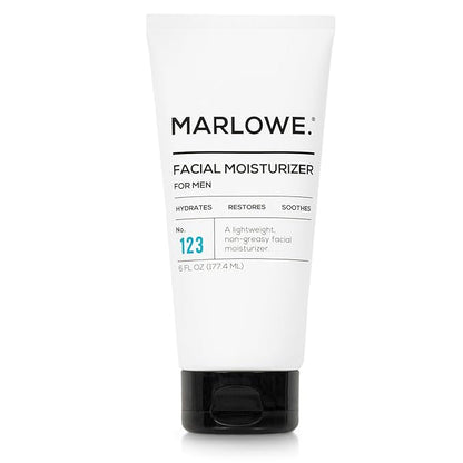 No. 123 Facial Moisturizer 6 oz, Daily Face Lotion with Aloe Vera & Green Tea Extract, Hydrates, Nourishes, Restores & Soothes, Lightweight, Non-Greasy, Fresh Aloe Citron Scent
