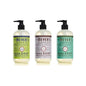 MRS. MEYER'S CLEAN DAY Liquid Hand Soap 3 Scent Variety Pack, Lemon Verbena, Lavender, Basil 3 CT (Variety Pack)