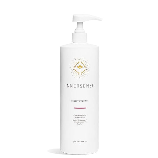 INNERSENSE Organic Beauty - Natural I Create Volume Hair Volumizing Lotion | Non-Toxic, Cruelty-Free, Clean Haircare (Pump Bottle, 32 fl oz | 946 ml)