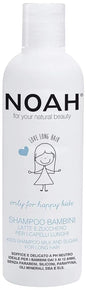 Kids Organic Detangling Shampoo - Milk Protein & Sugar for Smooth Hair, Sulfate-Free, Gentle & Hydrating, 8.5 fl.oz