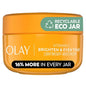 Olay Bright & Even Vitamin C with Lactic Acid Face Moisturizer, 2 oz Lightweight Brightening Face Cream for Uneven Skin Tone, Recyclable Eco Jar Packaging, Value Size
