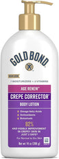 Gold Bond Age Renew Crepe Corrector Body & Face Lotion, Replenishing & Smoothing Formula, 14 oz., Packaging may vary