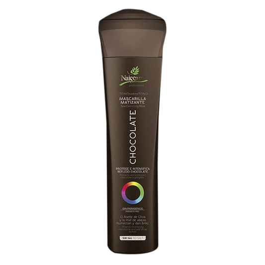 Naissant Copper Chocolate Hair Toning Mask | Color Depositing | Moisturize & Refresh & Neutralize Brassy Tones |Paraben,Ammonia & Sulfate Free | Pro-Vitamin B5,Olive Oil & Honey (Chocolate) 10.1 Fl Oz