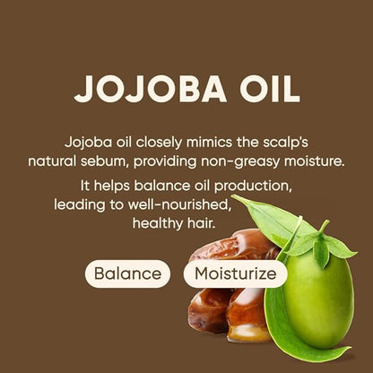 Jojoba Oil Shampoo Bar 2.0 - Hydrating & Moisturizing Natural Hair Soap Bar Shampoo for Excess Oil Build-Up & Scalp Nourishment - Bathing Soap Solid Shampoo for All Hair Types (120g, 4.23oz)