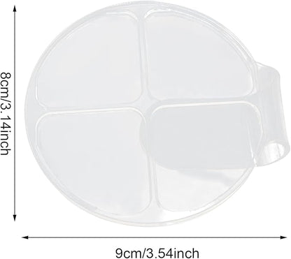 yueton 2PCS Acrylic Makeup Mixing Tray Makeup Palette
