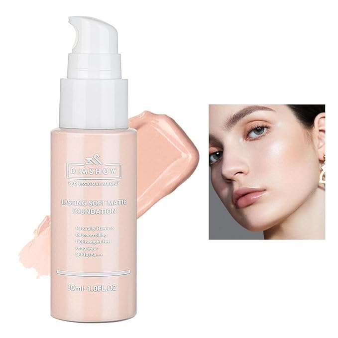Flawless Matte Liquid Foundation Makeup, Vegan & Cruelty-Free, (01, ) 30ml