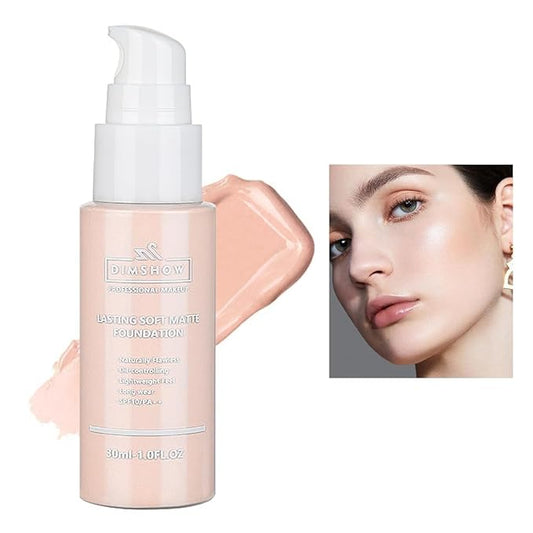 Flawless Matte Liquid Foundation Makeup, Vegan & Cruelty-Free, (01, ) 30ml