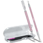 2PCS Metal Lilac Cuticle Pusher