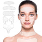 Neck Wrinkle Patches – Reusable Silicone Anti-Wrinkle Pads for Chest, Forehead & Face, Smooth Fine Lines, Frown Lines & Sleep Wrinkles, Overnight Wrinkle Treatment for Women, 11 Pcs