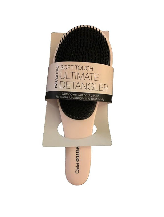 Swissco Pro Soft Touch Ultimate Detangler Hair Brush (Pale Ballet Pink)