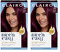 Clairol Nice'n Easy Permanent Hair Dye, 3RV Darkest Burgundy Violet Hair Color, Pack of 2
