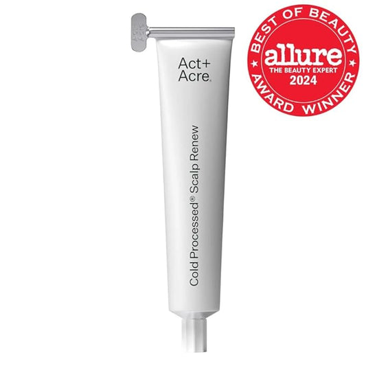 ACT+ ACRE Scalp Exfoliator, Cold Processed BHA Salicylic Acid, Plant Based, Relief for Dry Itchy Scalp, Exfoliating Mask for Oily Hair, 2 Fluid Ounces