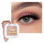 Buildable Matte Eyeshadow Makeup Palette Single - Nude Pink Shades | Creamy Pressed Powder for Easy Blending | Mini Travel Palette for Women | Everyday Natural Eye Makeup