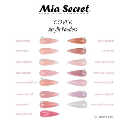 Mia Secret Cover Nude Blush Acrylic Powder 1oz 1oz