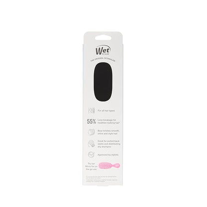 Wet Brush Shine Enhancer Hair Brush, Purple - Exclusive Ultra-soft IntelliFlex Bristles - Natural Boar Bristles Leave Hair Shiny And Smooth For All Hair Types - For Women, Men, Wet And Dry