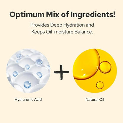 Here-Oh My First Hydrating Face Formula with Hyaluronic Acid | Bubble Texture for Barrier Support & Glow | Korean Care for Dry & Sensitive Types (1.69 fl oz)