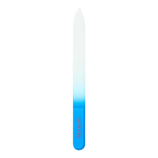 Revlon Glass Nail File, Manicure Tool for Shaping Natural Fingernails, Self-Cleaning with Bacteria Shield Technology, 1 Count