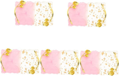 FOMIYES 5pcs Nail Palette Polish Plate Nail Design