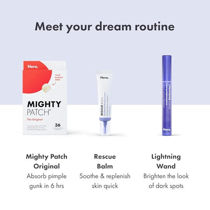 Rescue Balm Post-Blemish Recovery Cream from Hero Cosmetics - Intensive Nourishing and Calming for Dry, Red-Looking Skin - Dermatologist Tested and Vegan-Friendly (15 ml, 0.5 fl. oz)