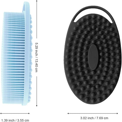 Silicone body scrubber, exfoliating silicone