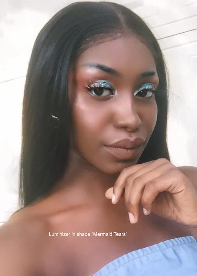 M2U NYC Liquid Highlighter Makeup, Luminizer Pearl, Shimmer Illuminating (Pearl-Moon)