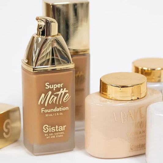 Sistar Super Matte Foundation Perfecting Liquid Foundation Full oz. (Olive) 30 mL