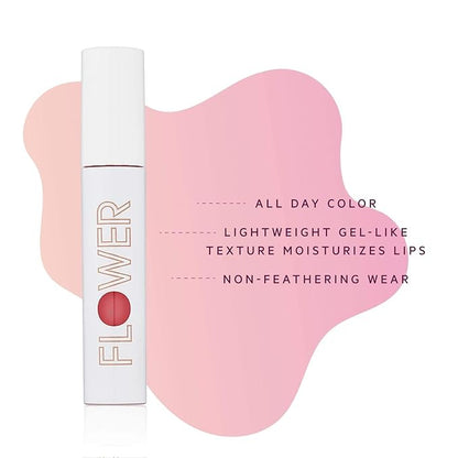 FLOWER BEAUTY By Drew Barrymore Bitten Lip Stain - Long-Lasting Color - Hydrating + Water-Based Formula - Gel-Like Texture - (Sweet)