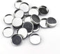 50 Pieces Empty Round Metal Tin Palette Pans