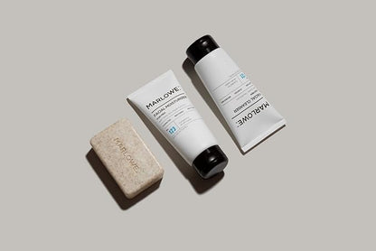 Best Sellers Kit No. 203, Features Signature No. 102 Original Body Scrub Soap Bar, No. 121 Facial Cleanser & No. 123 Facial Moisturizer, Great Gift for Men