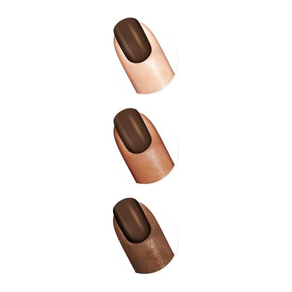 Sally Hansen Miracle Gel, Been There, Dune That, Long Lasting, Gel-Like Formula, No UV Lamp Needed, Opaque, Shiny Brown Nail Polish