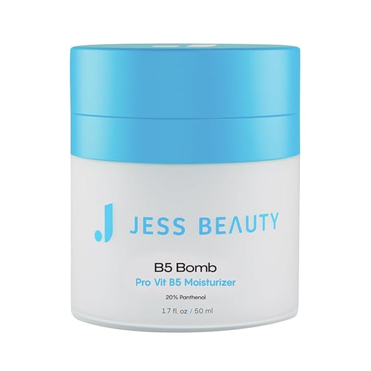 JESS BEAUTY | B5 Bomb Pro Vit B5 Face Moisturizer | Panthenol Cream Skin Care | Vegan Face Cream Skincare Hydration 50 ml