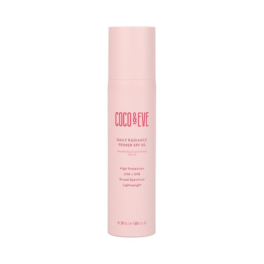 Coco & Eve Daily Radiance Primer SPF50 Sunscreen