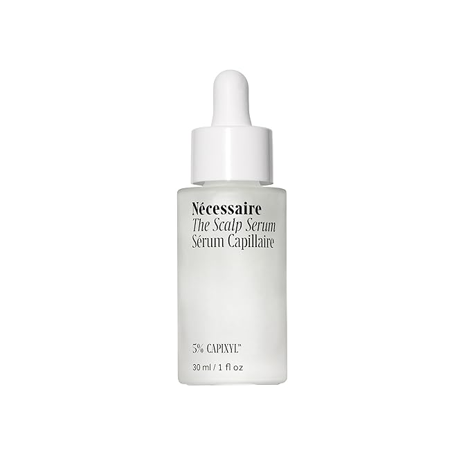 Nécessaire The Scalp Serum. 5% Capixyl™ + 1% Hyaluronic Acid For Fuller, Thicker, Healthier Hair. Fragrance-Free. Approved by the National Eczema Association. 1 fl oz