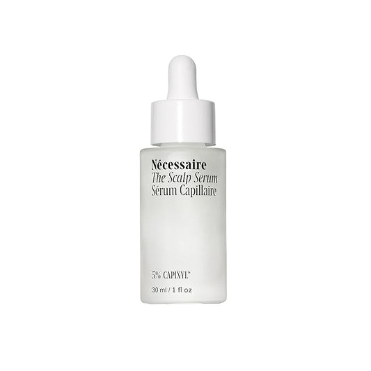 Nécessaire The Scalp Serum. 5% Capixyl™ + 1% Hyaluronic Acid For Fuller, Thicker, Healthier Hair. Fragrance-Free. Approved by the National Eczema Association. 1 fl oz