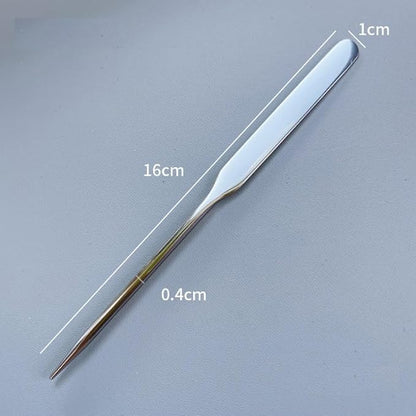 5 Pieces Stainless Steel Makeup Spatula Foundation Mixing