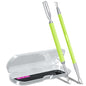 2PCS Metal Neon Green Cuticle