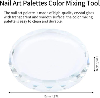 Nail Art Palette, 2pcs Nail Art Palettes Color