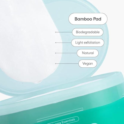 LOOPS Milky Cleanser Korean Skincare - Deep Cleansing and Hydrating Skin Care - Pre-soaked Bamboo Facial Cleansing Pads - Facial Wash with Milky Oil Complex - Oil Cleanser for Face
