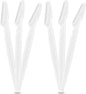 16 Pcs White Eyebrow Razor, Face Razors Multipurpose, Facial Razors for Women Men, Eyebrow Trimmers Shaver with Protective Cover, Dermaplaning Tools for Face Body Use, Facial Hair Removal Tools