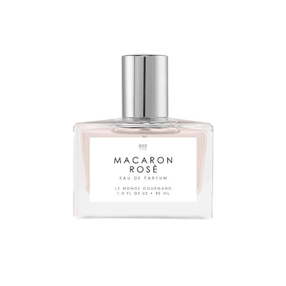 Le Monde Gourmand Macaron Rosé Eau de Parfum - 1 fl oz (30 ml) - Rose, Floral, Sugar Perfume Notes