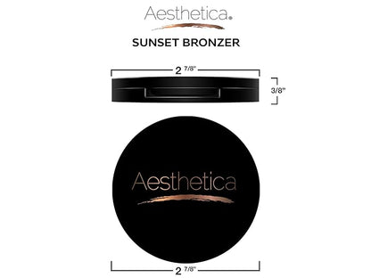 Aesthetica Sunset Bronzer Powder - Matte Bronzing Powder