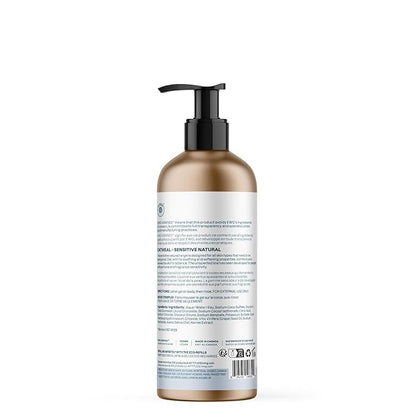 ATTITUDE Gentle Hand Soap for Sensitive Skin, EWG Verified, Enriched with Oats, Dermatologically Tested, Vegan, Unscented, Aluminum Bottle, 16 Fl Oz