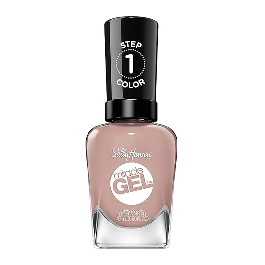 Sally Hansen Miracle Gel™, Travel Seekers Love at First Flight, Long Lasting, Gel-Like Formula, No UV Lamp Needed, Pink Nail Polish