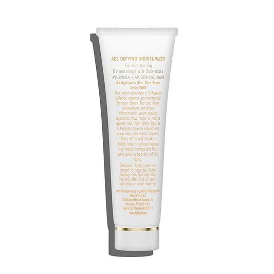 Hylunia Triple Defense Day Lotion | Age-Defying Moisturizer | Vitamin C, Turmeric & Titanium Dioxide | Hydrate, Protect & Rebuild Collagen | Clean, Non-Toxic Formula | All Skin Types | 1.7 fl. oz.