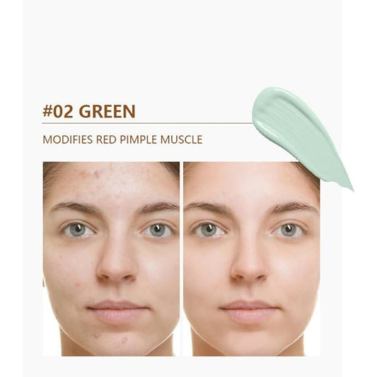 MAEPEOR Moisturizing Face Primer 4 Colors Long Lasting