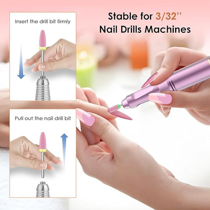 Depvko 10pcs ceramic nail drill