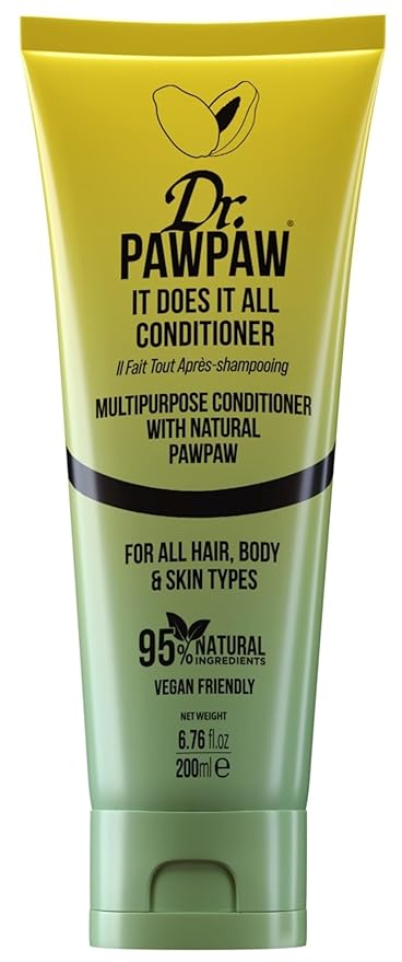 Dr.PAWPAW It Does It All Conditioner: SLS, Sulphate and Paraben Free, for All Hair Textures - (200 ml)