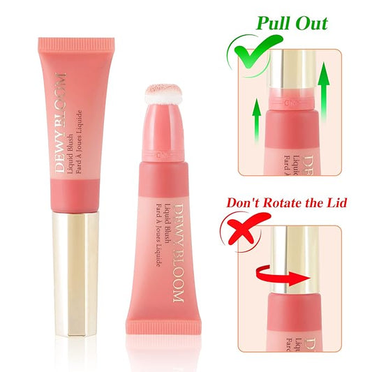 Blush Beauty Wand,Matte Face Blush Contour Wand with